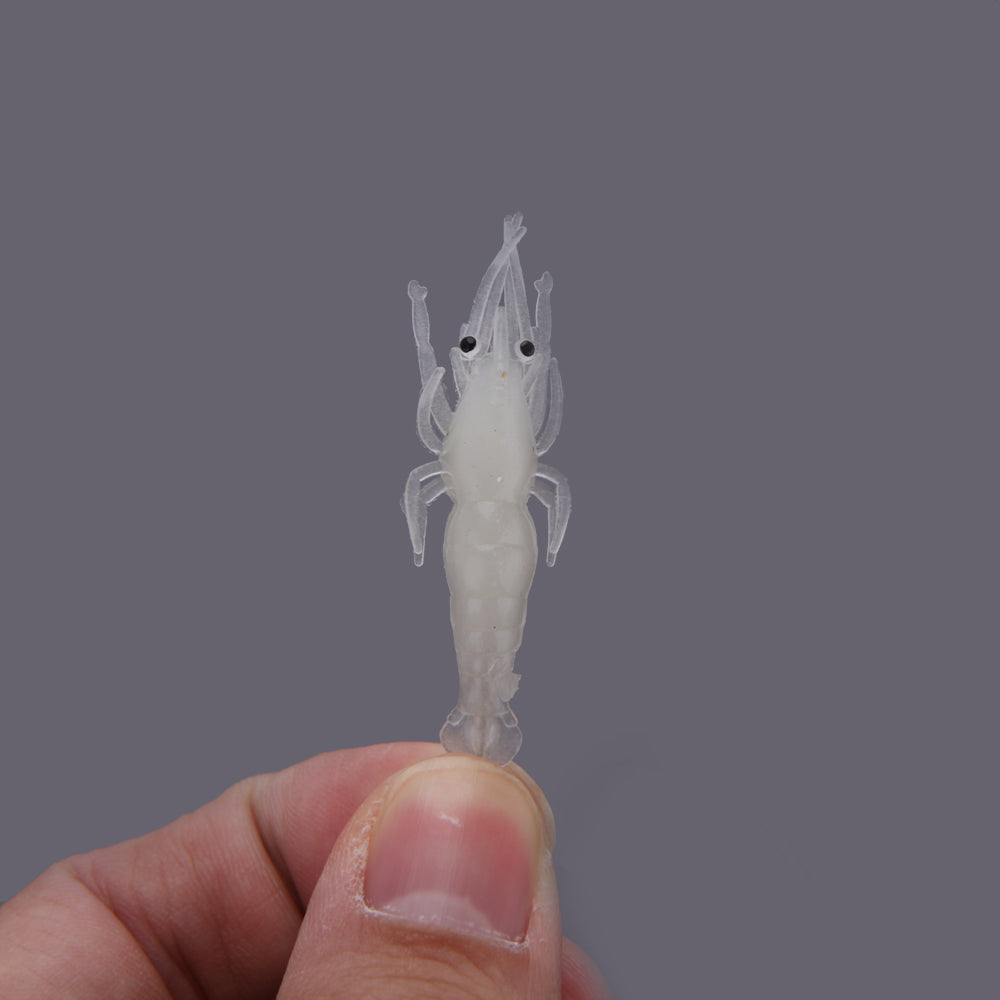 Fishing Lure 5 Pack - Fishing Lure Soft Luminous Shrimp/Prawn Fishing Tackle Soft Bait With One Single Hook - I'LL TAKE THIS