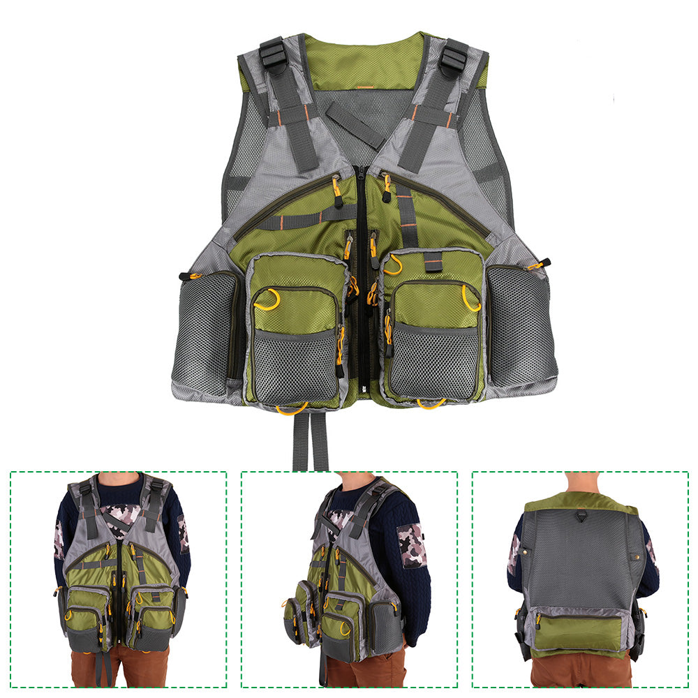 Fishing Vest Top Quality Mesh Unisex with Fishing Tackle Box Pesca Back Multi-function Pockets - I'LL TAKE THIS