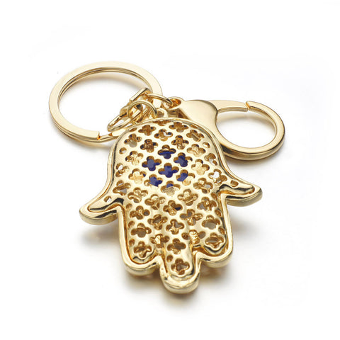 Image of Keychains Lucky Charm Amulet Hamsa Fatima Hand Evil Eye - Car Keyrings or key chains - I'LL TAKE THIS