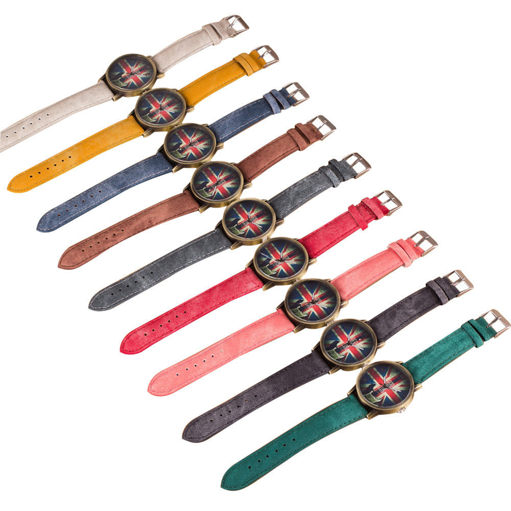 British Fashion Colored Watch, Unisex Pattern Analog Quartz Vogue Watches - I'LL TAKE THIS