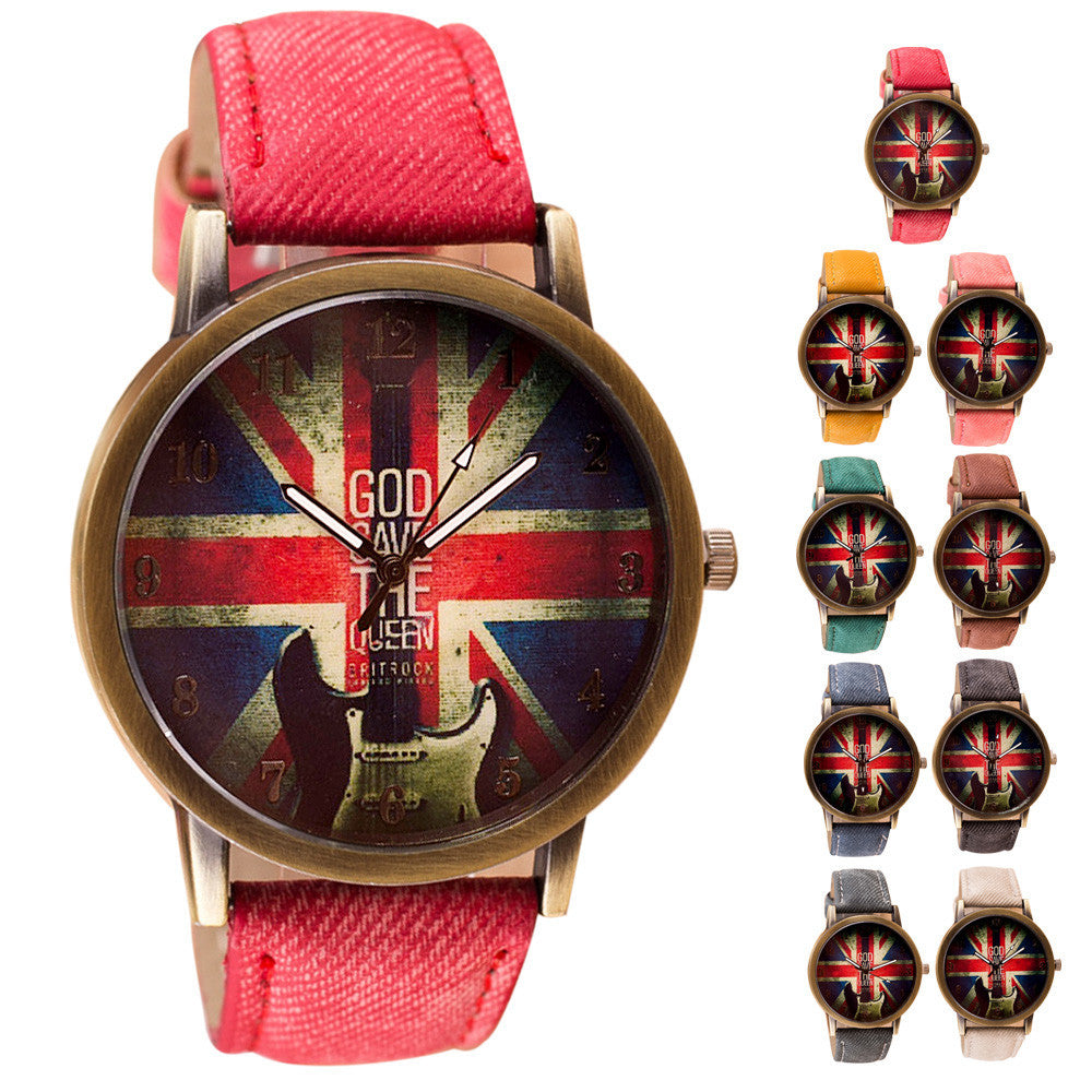 British Fashion Colored Watch, Unisex Pattern Analog Quartz Vogue Watches - I'LL TAKE THIS