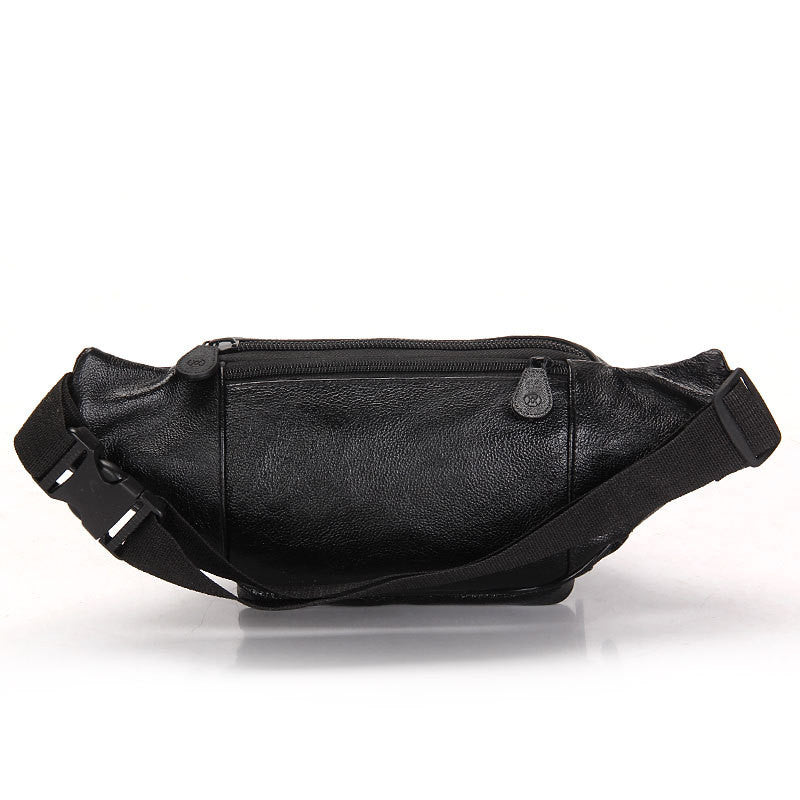 Bum Bag for Men & Women in Leather Oil Wax for Travel, Riding, Hip Bum Belt Pouch - I'LL TAKE THIS