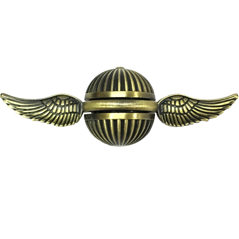 Cupid Fidget Spinner Gold Finger - Metal Brass Fidget Spinner Blue Metal Hand Spinner Stress fidget Classic Toys - I'LL TAKE THIS