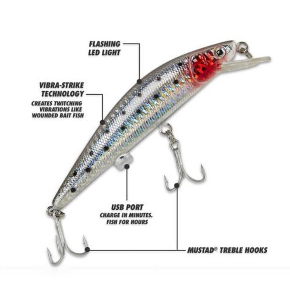 Fishing Lure that Twitches, Flashes & Buzzes in Water to Mimic Wounded Bait Fish - USB Rechargeable Fishing Lure - I'LL TAKE THIS