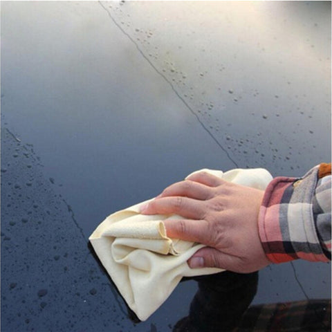 Image of Chamois, Natural Quality Pure Suede - Thick and soft Natural Chamois Cleaning Cloth - I'LL TAKE THIS