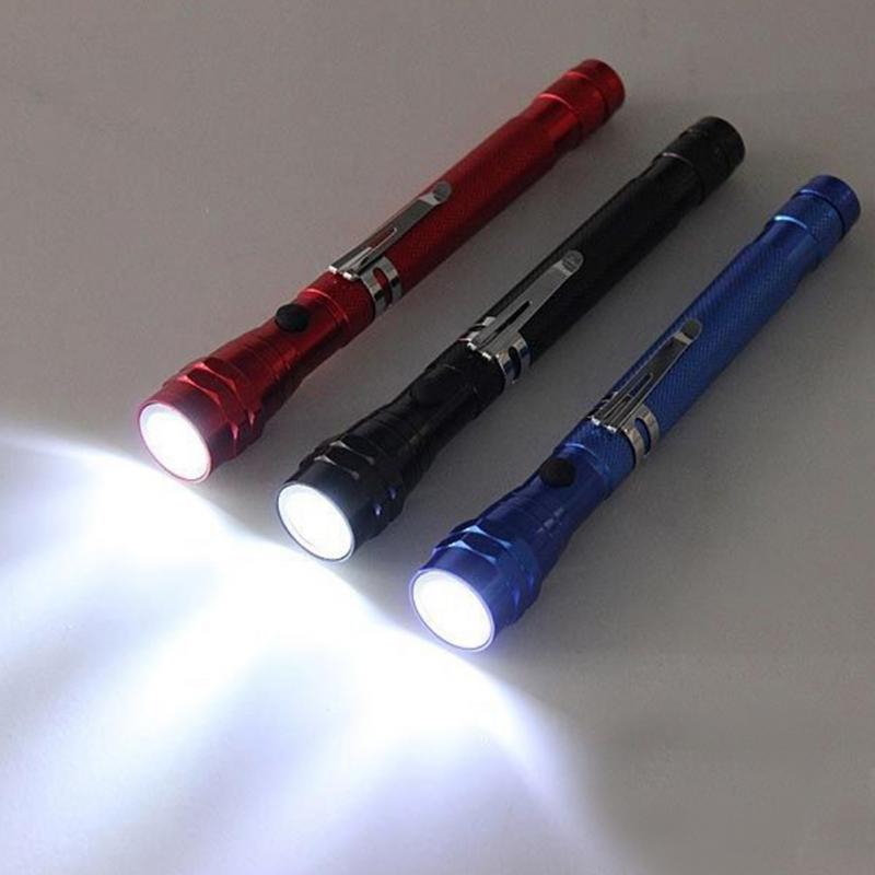 Telescopic Flexible Magnetic LED Flashlight - Outdoor Camping Tactical Flash Light Torch Spotlight 3x LED - I'LL TAKE THIS