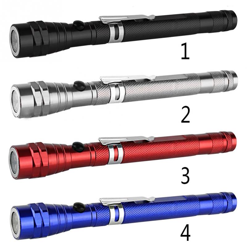 Telescopic Flexible Magnetic LED Flashlight - Outdoor Camping Tactical Flash Light Torch Spotlight 3x LED - I'LL TAKE THIS