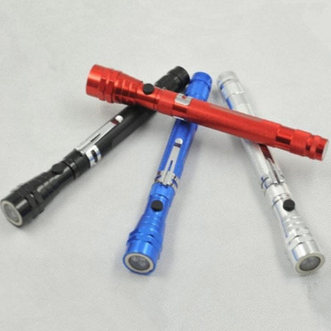 Image of Telescopic Flexible Magnetic LED Flashlight - Outdoor Camping Tactical Flash Light Torch Spotlight 3x LED - I'LL TAKE THIS