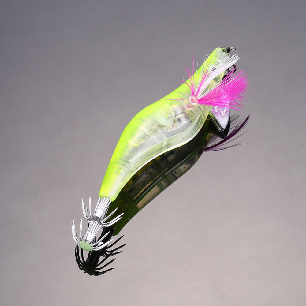 🦑 Fishing Lure - LED Electronic Luminous Shrimp/Prawn Lure Night Fishing Squid Jigs - I'LL TAKE THIS