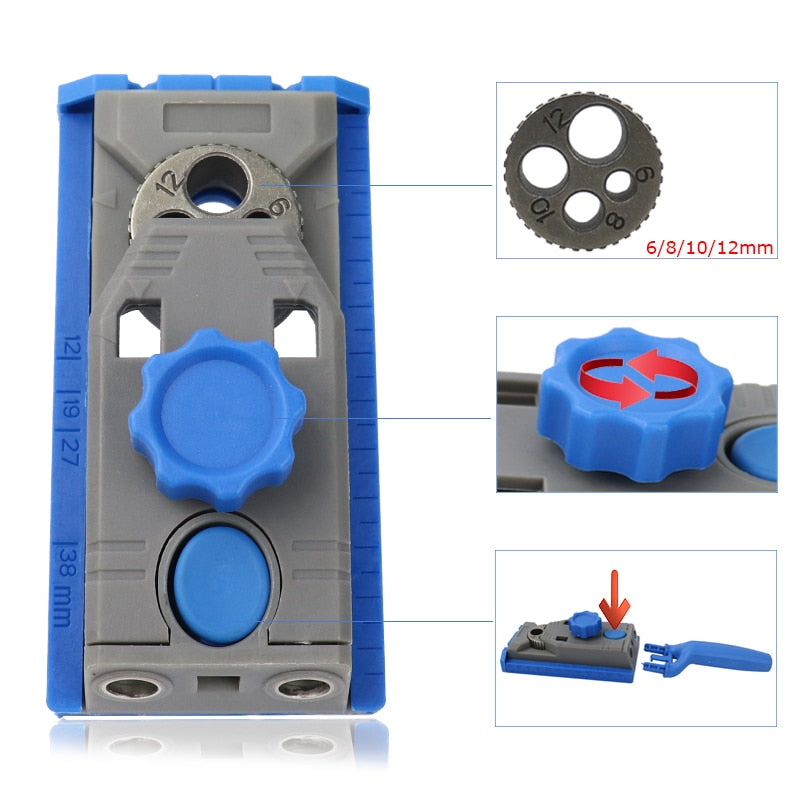 Woodworx™ - Pocket Hole Doweling Jig Kit - Ideal Handyman and DIYers Carpentry tool - I'LL TAKE THIS