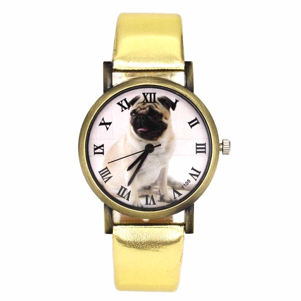 Pug Pet Dog Women's Casual Fashion Silicone Band Watchband Wrist Watch - I'LL TAKE THIS