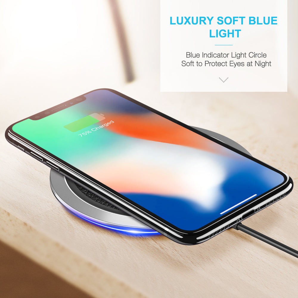 Wireless Charger 10W, Original LED Qi Wireless Charger For Samsung Galaxy S8 S8 Plus Note 8 For iPhone X 10 8 CE FCC - I'LL TAKE THIS