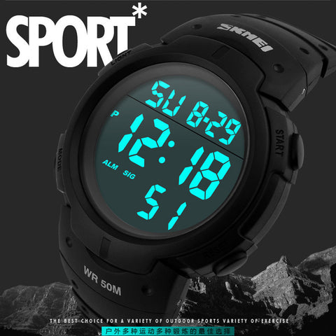 Image of Men's Digital LED Sports Watch, Water Resistant to 50m (150ft) - I'LL TAKE THIS