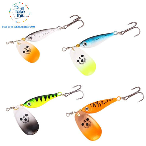 Image of Fishing Lures - JerkBaitPro™ Spinner, Classic Super bright colorful Spoon VIB-Sequin hard lures - I'LL TAKE THIS