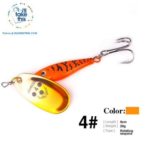Image of Fishing Lures - JerkBaitPro™ Spinner, Classic Super bright colorful Spoon VIB-Sequin hard lures - I'LL TAKE THIS