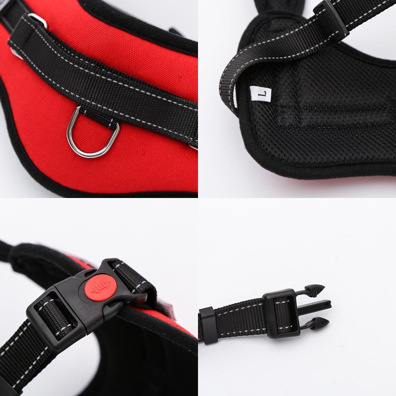 Dog Vest or Leashes For Large Dogs Reflective Police K9 Soft Harness Vest - I'LL TAKE THIS