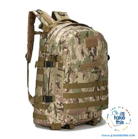 Image of Tactical Camouflage Backpack HUGE 55L for Outdoor Sport, Climbing Mountaineering Backpack - I'LL TAKE THIS