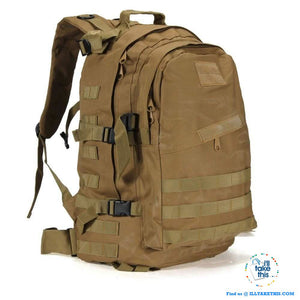 Tactical Camouflage Backpack HUGE 55L for Outdoor Sport, Climbing Mountaineering Backpack - I'LL TAKE THIS