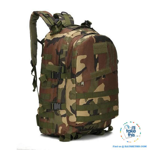 Image of Tactical Camouflage Backpack HUGE 55L for Outdoor Sport, Climbing Mountaineering Backpack - I'LL TAKE THIS