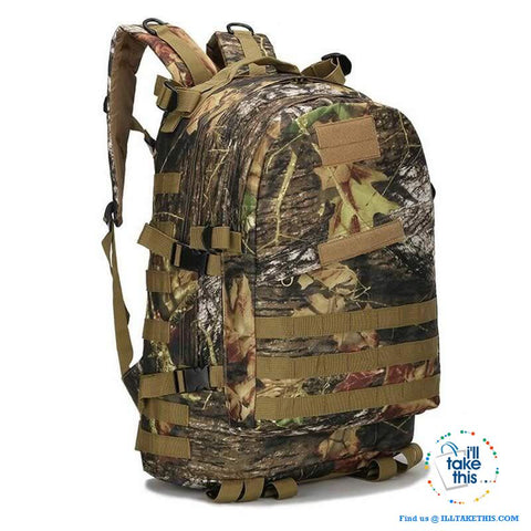 Image of Tactical Camouflage Backpack HUGE 55L for Outdoor Sport, Climbing Mountaineering Backpack - I'LL TAKE THIS