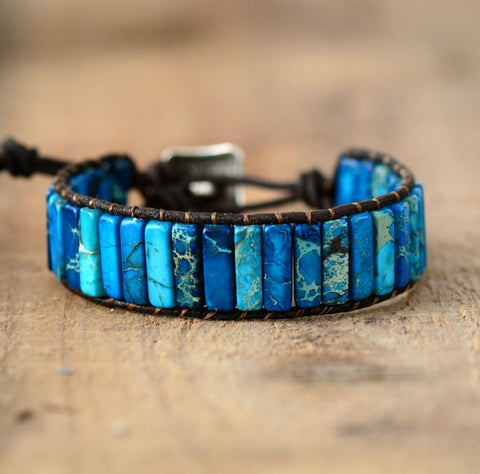 Image of Handmade Multi Color Natural Stone strand Bracelets, Evoke your inner Chakra - I'LL TAKE THIS