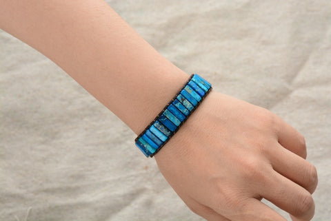 Image of Handmade Multi Color Natural Stone strand Bracelets, Evoke your inner Chakra - I'LL TAKE THIS