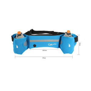 Running, Walking or Jogging Waist Bag, with 2 Hydration pockets within belt
