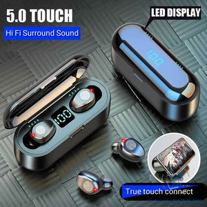 Wireless Earbuds - Bluetooth V5, Superb Wireless Earphones Stereo Headphones - I'LL TAKE THIS