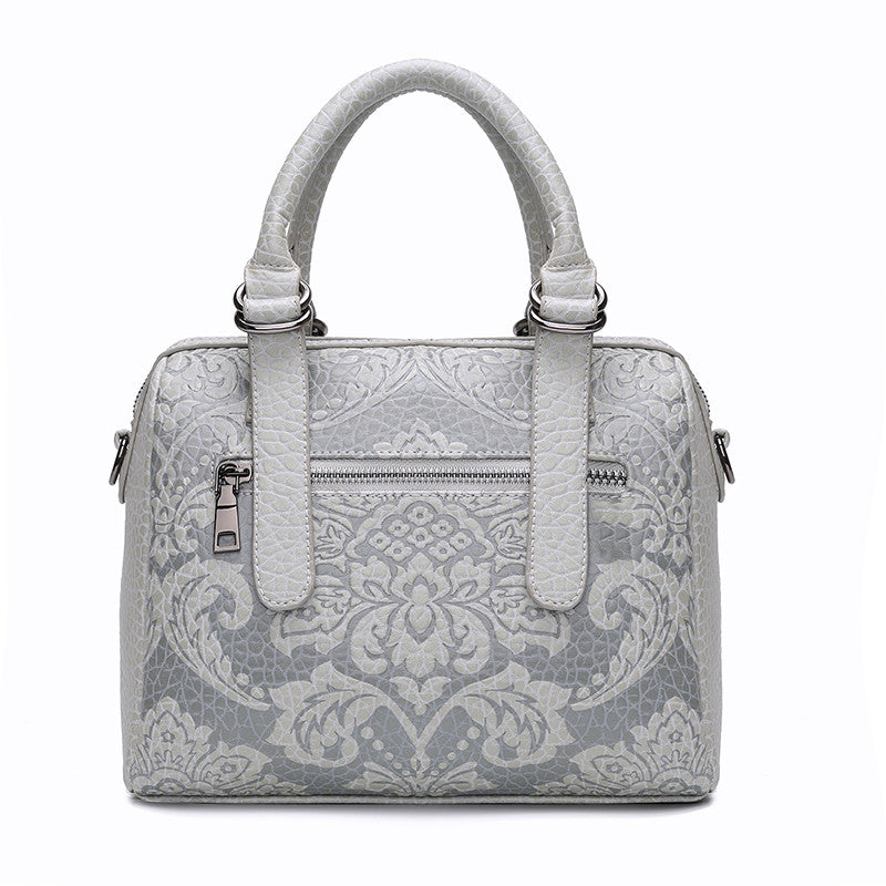 Luxury Embossed Floral Design Handbag Collection in a Classic Antique Style Cross-body Bag, 4 Colors - I'LL TAKE THIS