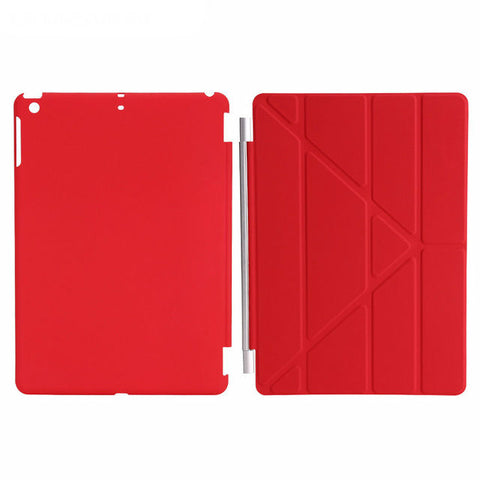 Image of iPad 9.7 2017/18 Magnetic flip stand case, smart cover, auto wake/sleep solid back in Vegan leather - I'LL TAKE THIS