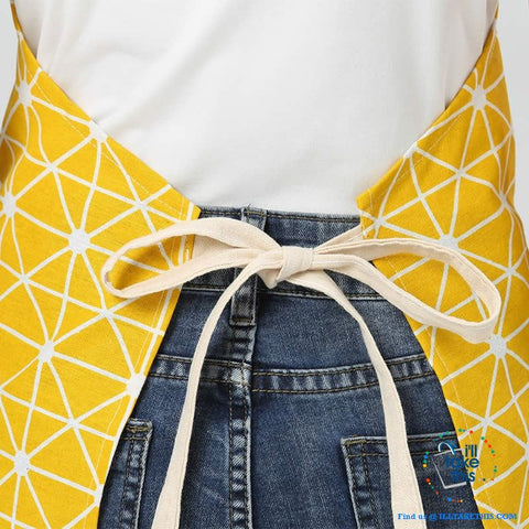 Image of Eco-friendly Cotton Linen Aprons with 2 deep pockets, 7 Designs - I'LL TAKE THIS