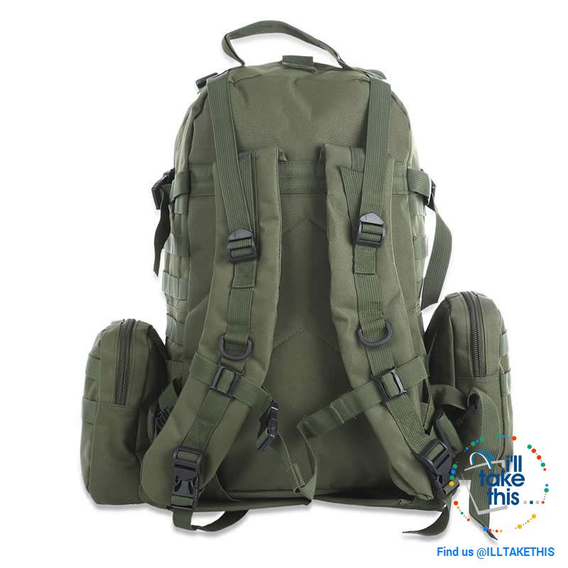 Tactical Camouflage Backpack HUGE 50L Outdoor Sport, Climbing, Hiking, Camping, Travel Sports Bag - I'LL TAKE THIS
