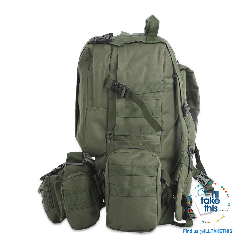 Tactical Camouflage Backpack HUGE 50L Outdoor Sport, Climbing, Hiking, Camping, Travel Sports Bag - I'LL TAKE THIS