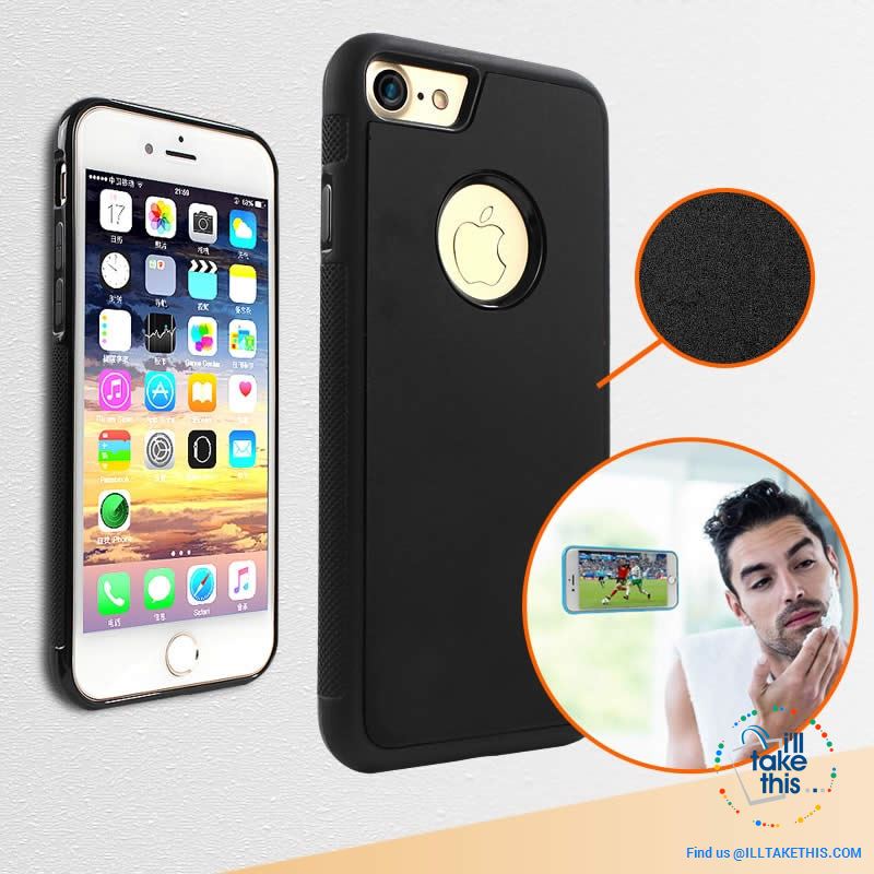 Anti-gravity nanosuction iPhone Case For all iPhones. Stick it where you need a helping hand. - I'LL TAKE THIS