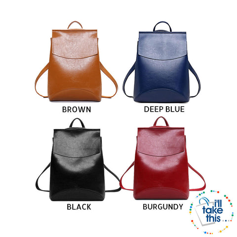 Image of Leisure Backpack is simply crafted with clean, elegant lines - 9 Colors Choice - I'LL TAKE THIS