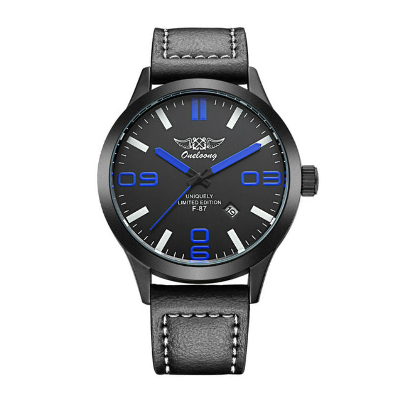 Aviation Pilot Men's Watch, fashion leather strap. Military Quartz Mens Sport Watches in 7 colors - I'LL TAKE THIS