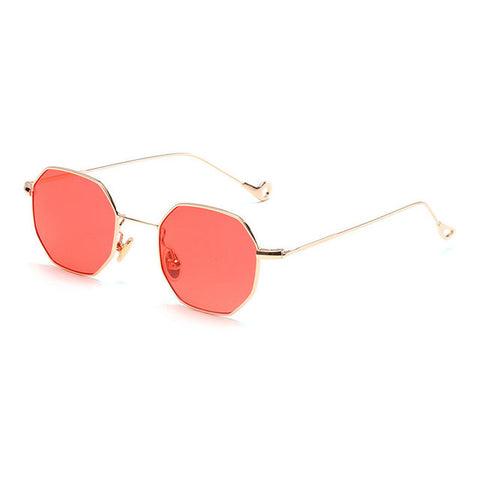 Image of Super Light Weight Octagon Sunglasses Unisex in Yellow, Red, Blue Tinted + Clear Lens Glasses - I'LL TAKE THIS