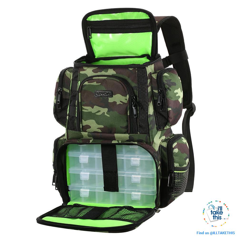 Fishermans backpack, get serious with your Fishing Tackle Organization 🐟 - I'LL TAKE THIS