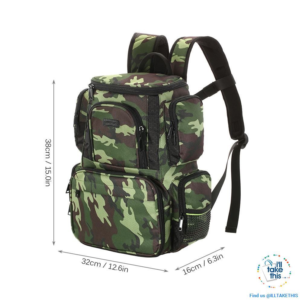 Fishermans backpack, get serious with your Fishing Tackle Organization 🐟 - I'LL TAKE THIS