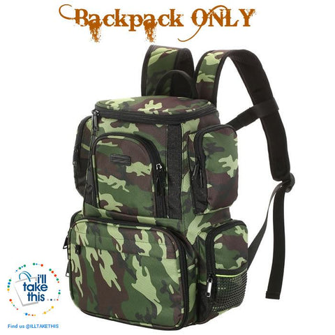 Image of Fishermans backpack, get serious with your Fishing Tackle Organization 🐟 - I'LL TAKE THIS