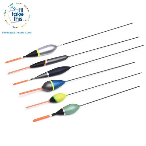 Image of 6 Pack of Carbon Base Fishing Floats, a Fisherman's Best Arsenal - I'LL TAKE THIS