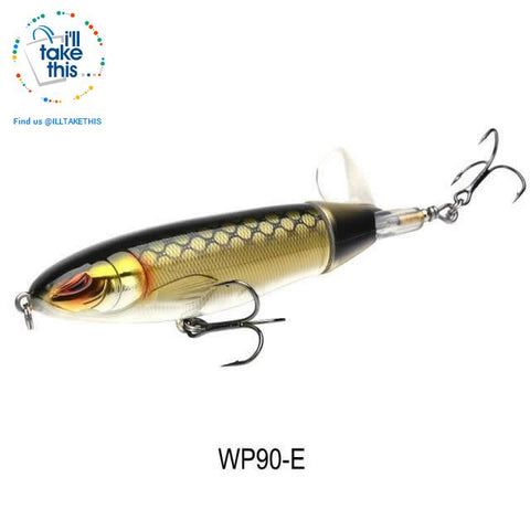 Image of Bigass Bass Whopper Popper 9cm/11cm/13cm Topwater Fishing Lure - Soft Rotating Tail - I'LL TAKE THIS