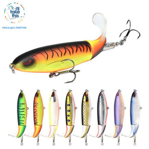 Bigass Bass Whopper Popper 9cm/11cm/13cm Topwater Fishing Lure - Soft Rotating Tail - I'LL TAKE THIS