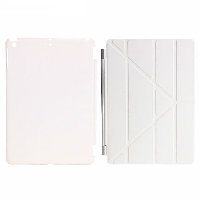 iPad 9.7 2017/18 Magnetic flip stand case, smart cover, auto wake/sleep solid back in Vegan leather - I'LL TAKE THIS
