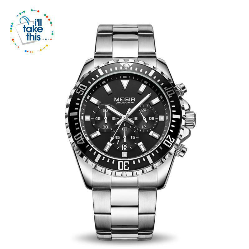 Men's Luxury Chronograph Business Watch ⌚ Quartz movement - I'LL TAKE THIS