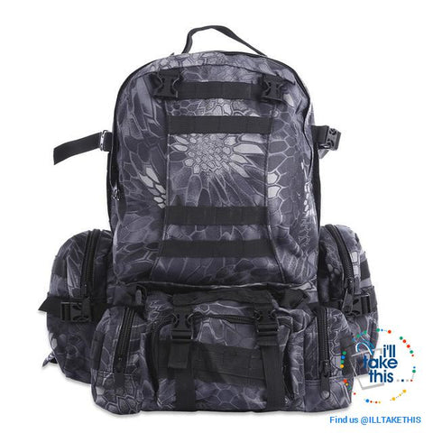 Image of Tactical Camouflage Backpack HUGE 50L Outdoor Sport, Climbing, Hiking, Camping, Travel Sports Bag - I'LL TAKE THIS