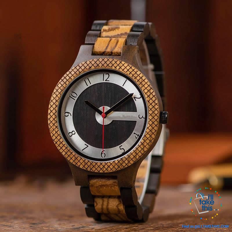 Matt Black or Tanned Textured Designer Wooden Minimalist Watches - a Must have for any collection! - I'LL TAKE THIS