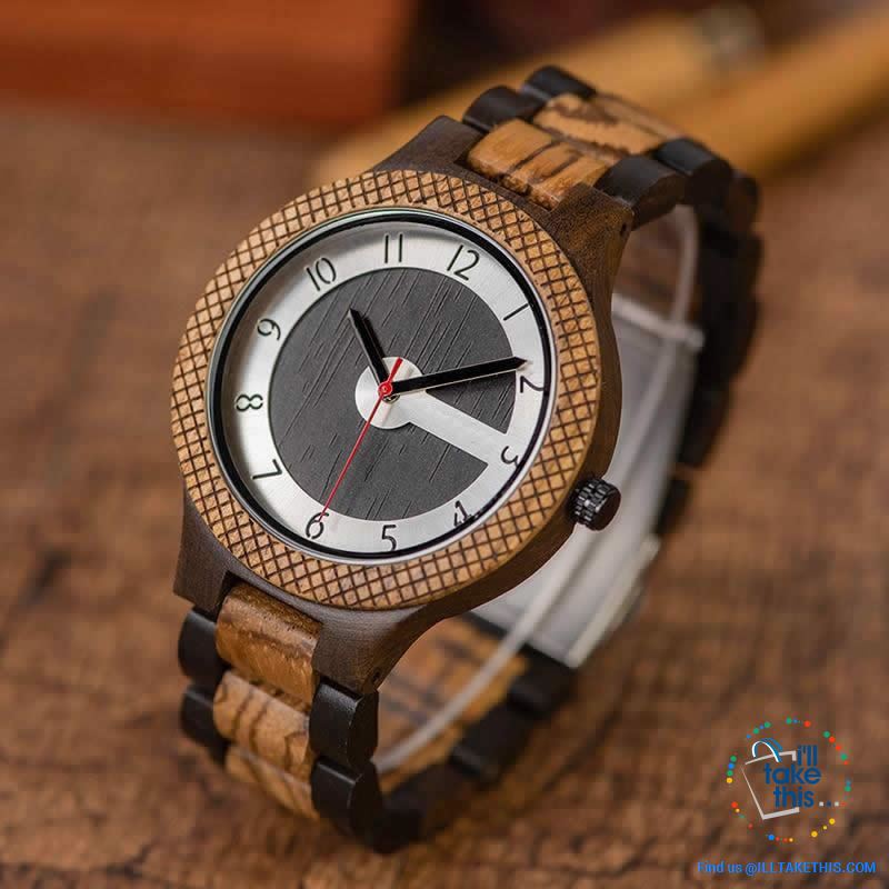 Matt Black or Tanned Textured Designer Wooden Minimalist Watches - a Must have for any collection! - I'LL TAKE THIS