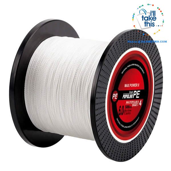 Braided Fishing Line 4 Strands 8 10 20 30 40 60LB Strong Multifilament Fishing Line 500M/546YDS - I'LL TAKE THIS