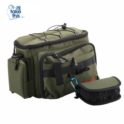 Image of Fishing Bags - Nylon Multifunctional with Waist Shoulder Strap + BONUS Lure/Tackle Bag - I'LL TAKE THIS